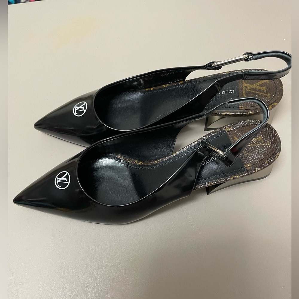Louis Vuitton Archlight Slingback Pump, Sz 37 - Picture 4 of 4